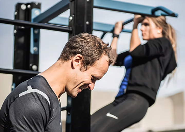People Exercising Outside