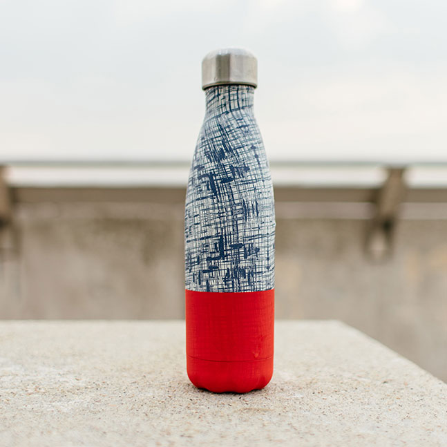 Water Bottle on Counter Top Water Bottle on Counter Top