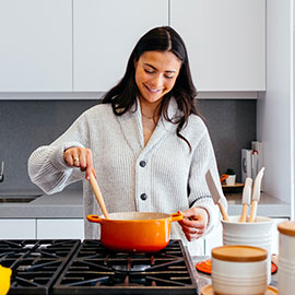 Woman Cooking