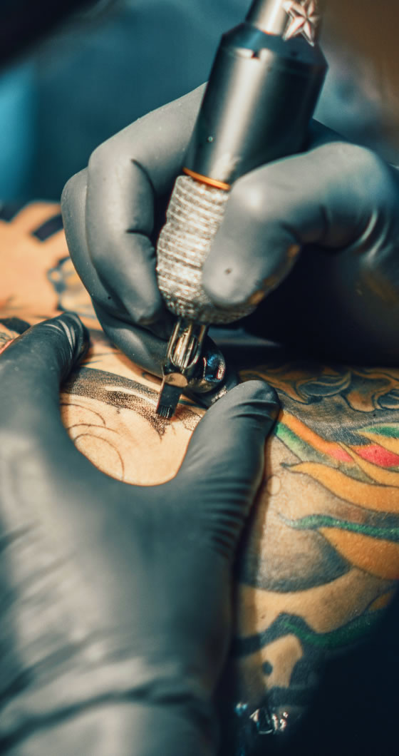 Person Getting a Tattoo