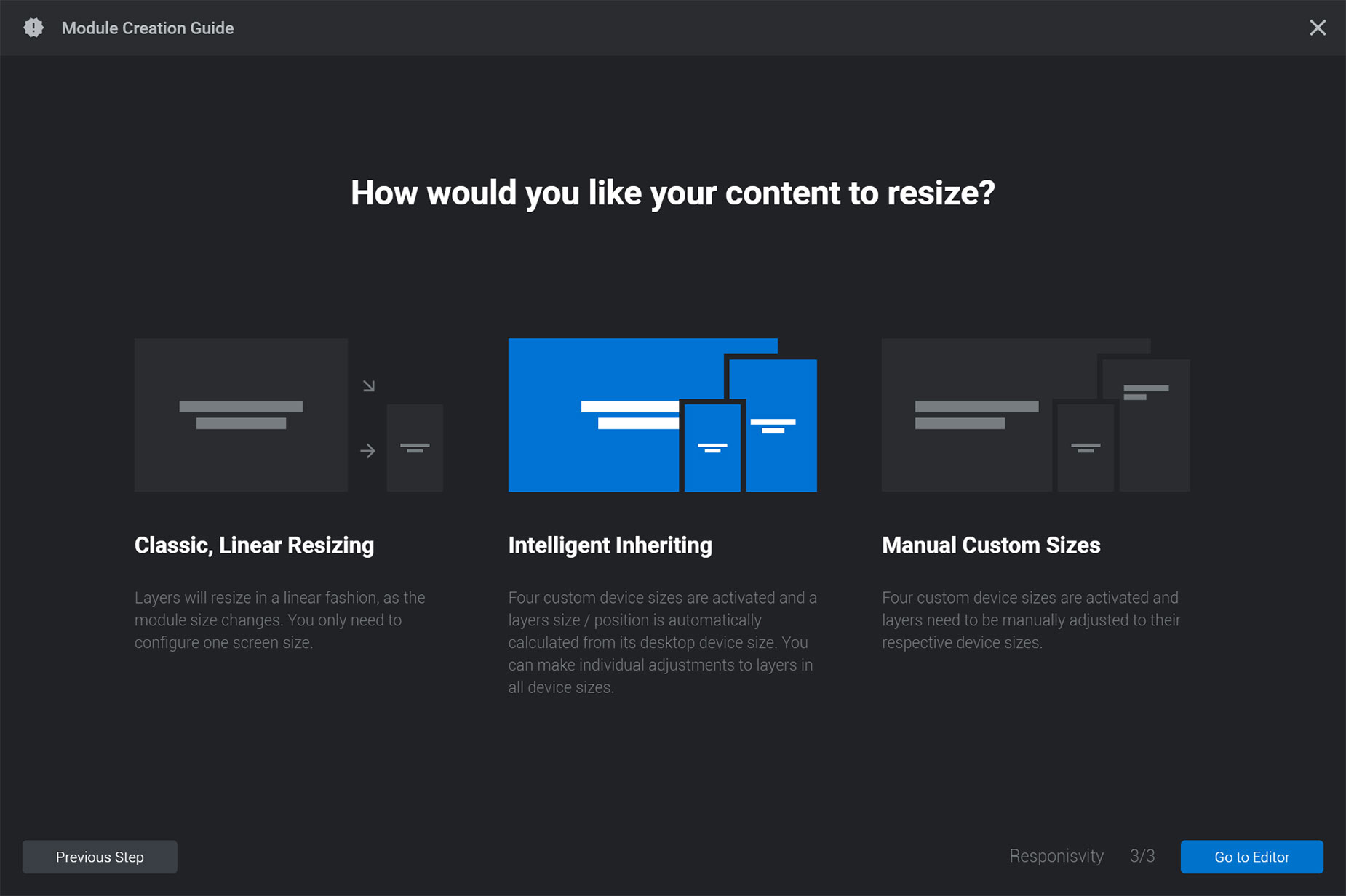 Slider Revolution Select how to Resize Content