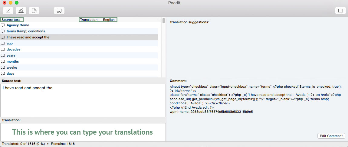 Poedit Translation