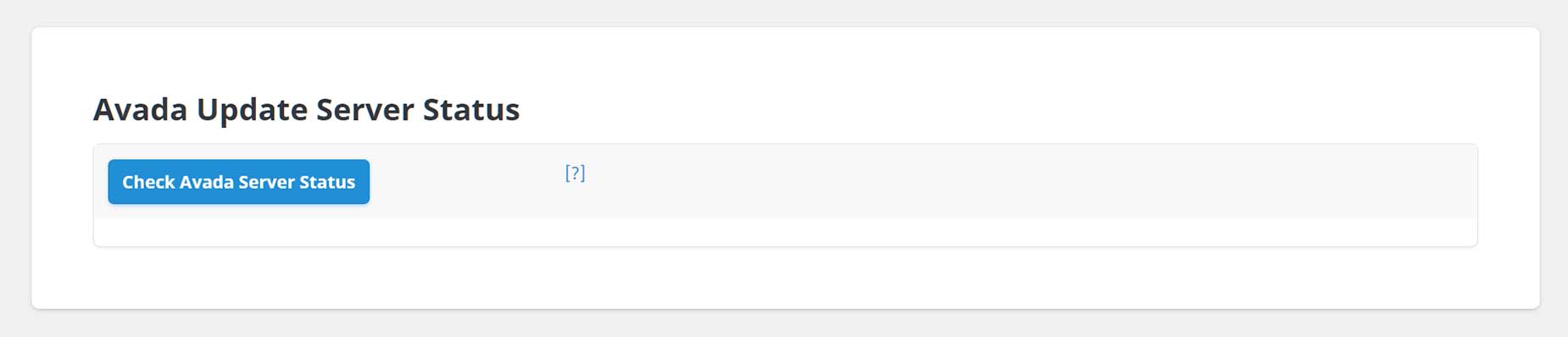 System Status - Server Status