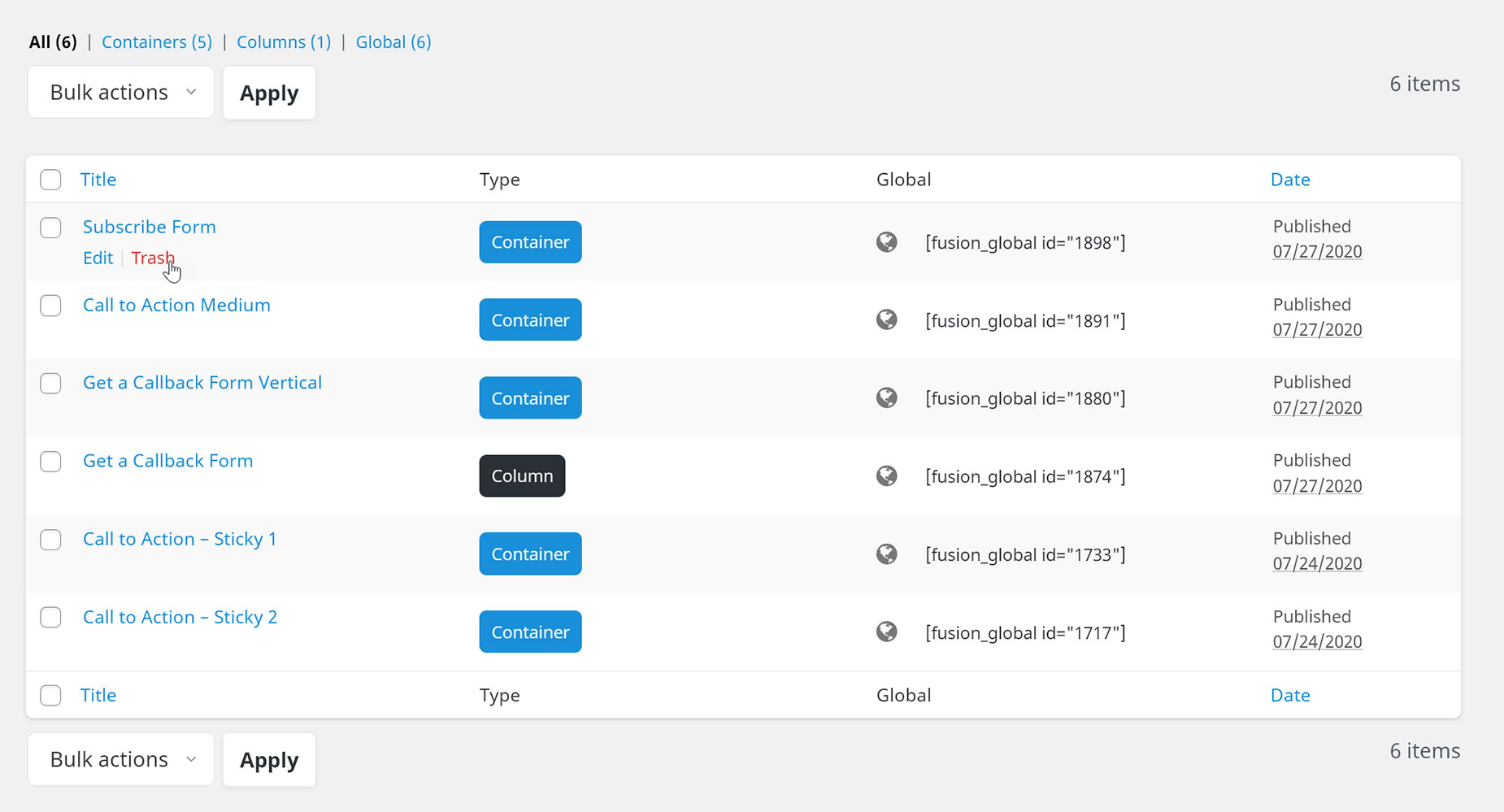 Managing Library Assets