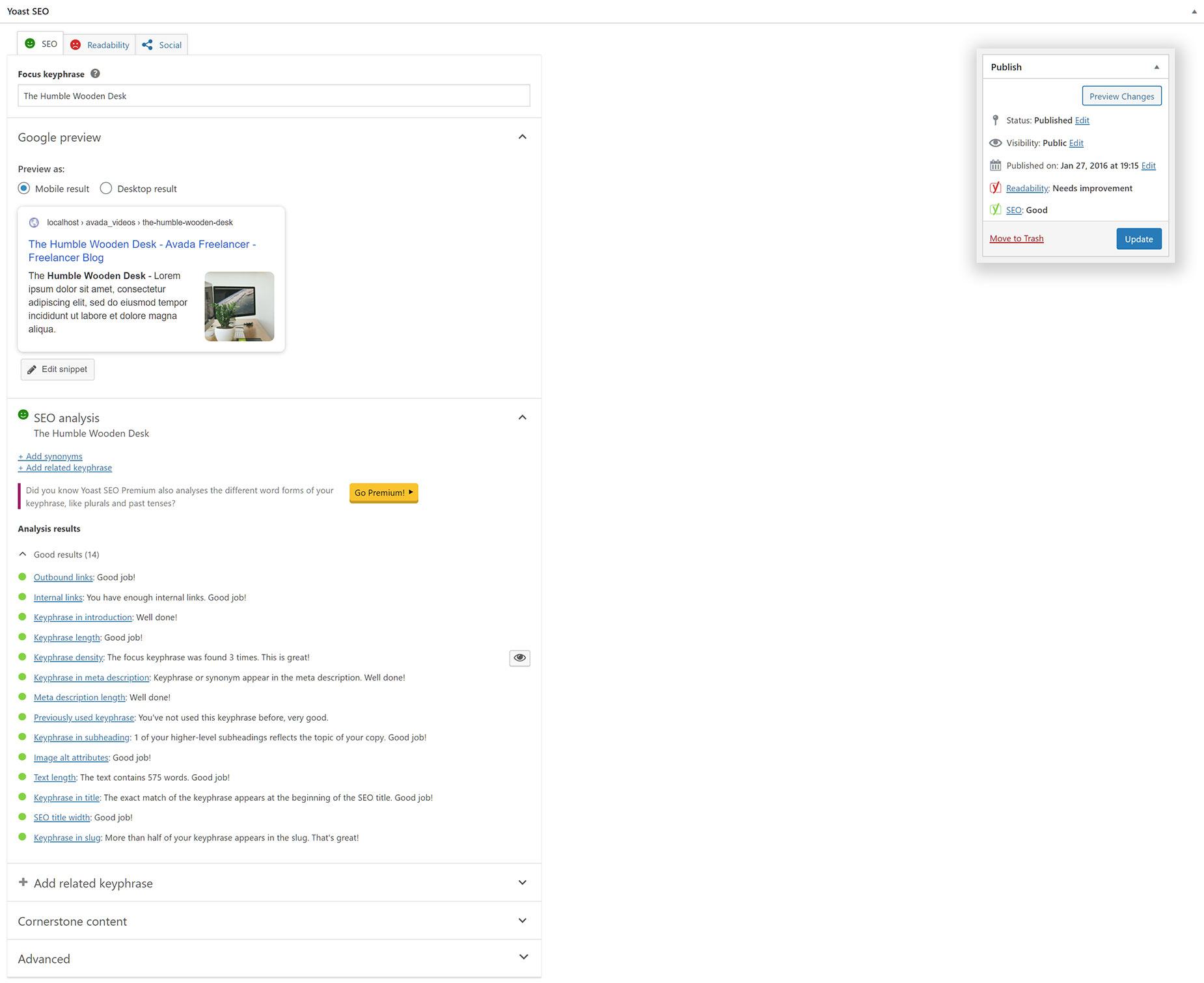 Yoast SEO - Perfect Results
