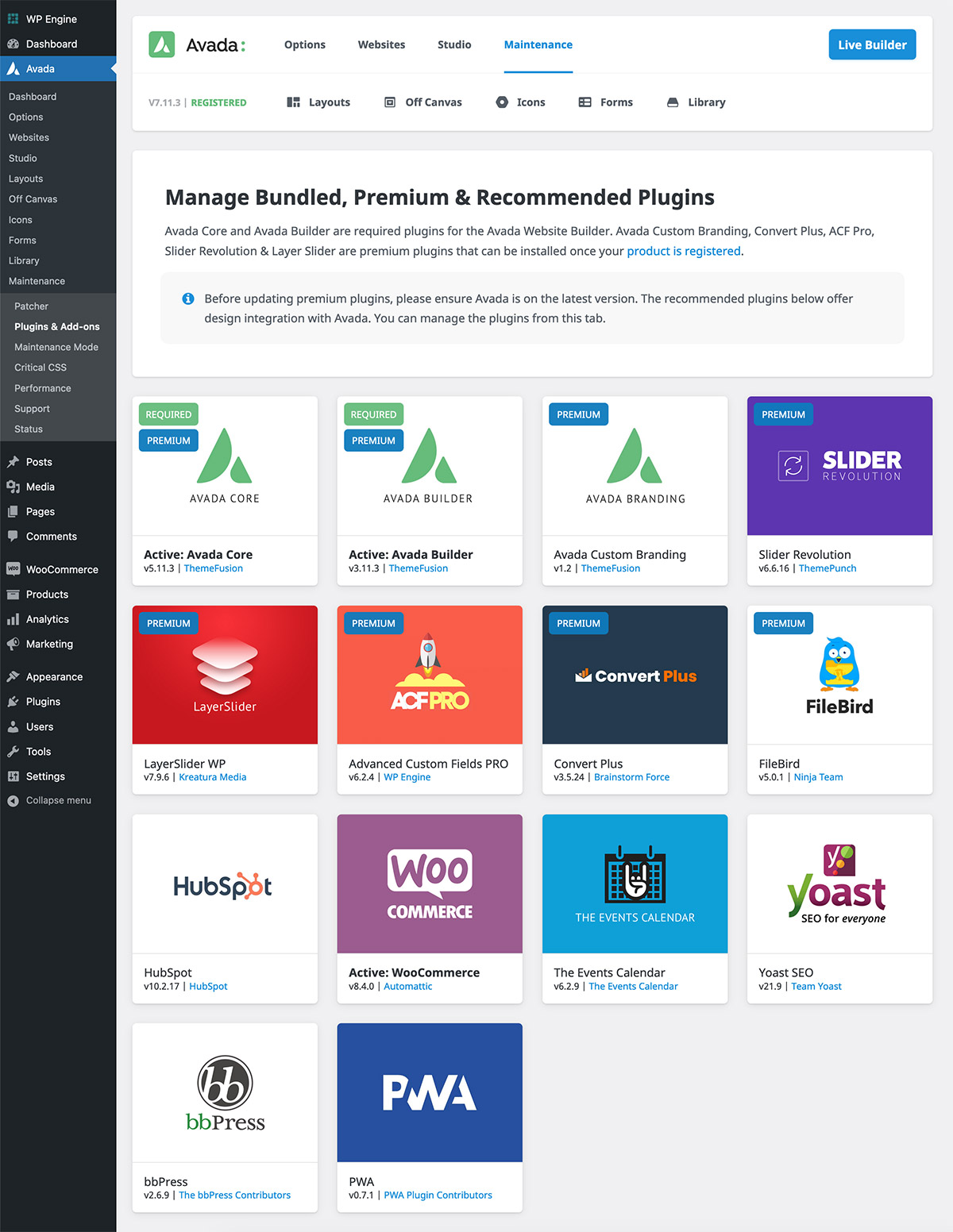 Yoast SEO Plugin - Avada Plugins Page