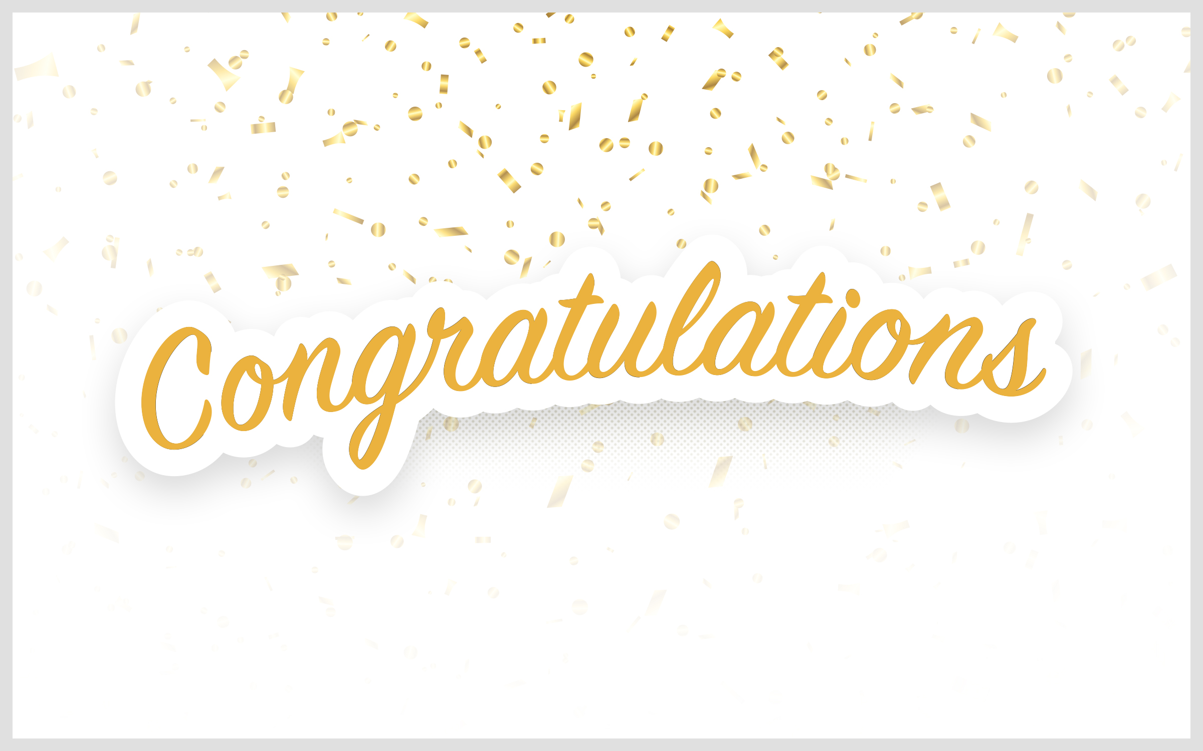 Giveaway Post Congrats
