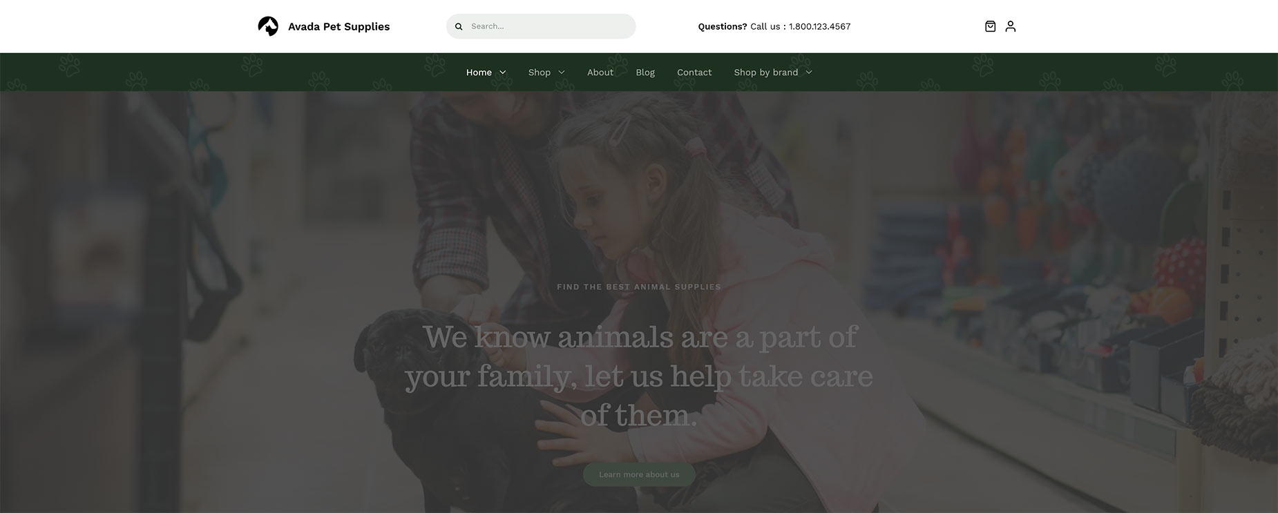 Pet Supplies Alternate Header