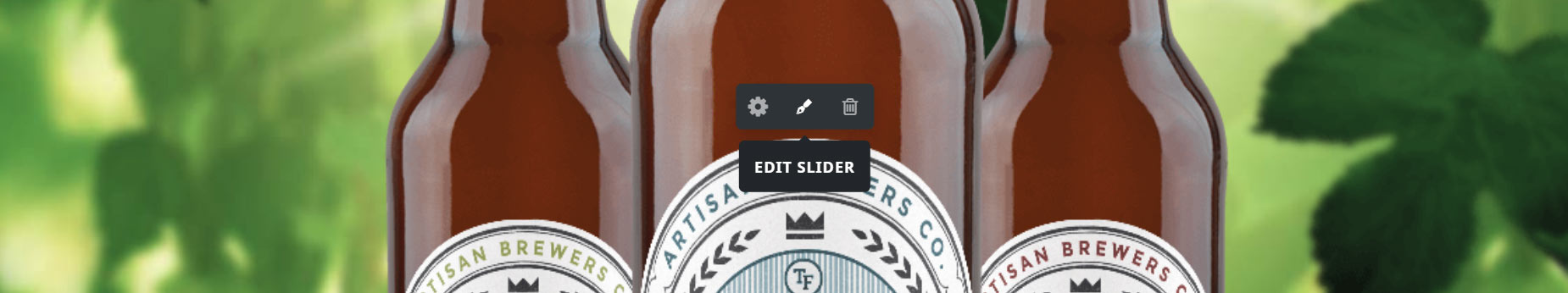 Avada Builder Live - Add Slider