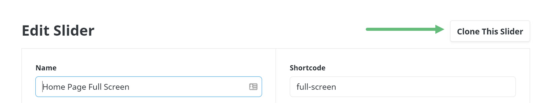Avada Slider - Clone Slider