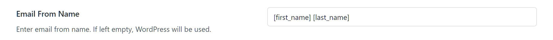 Submission - Email - Email From Name