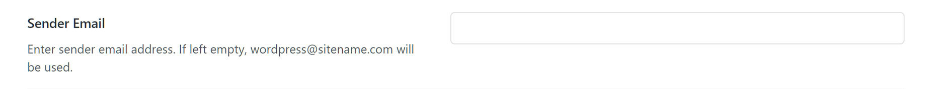 Submission - Email - Sender Email