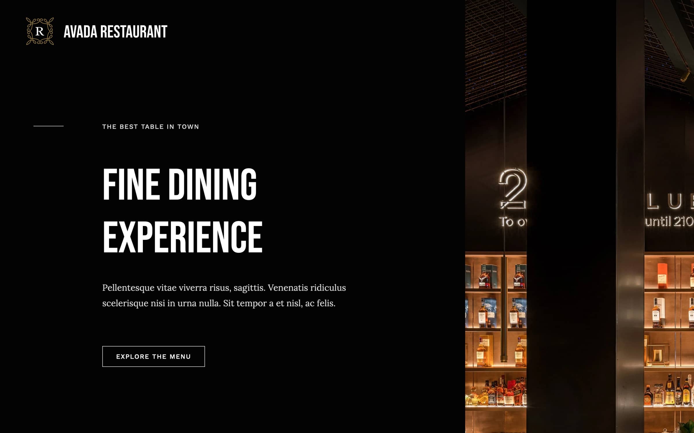 Avada Restaurant Featured Image