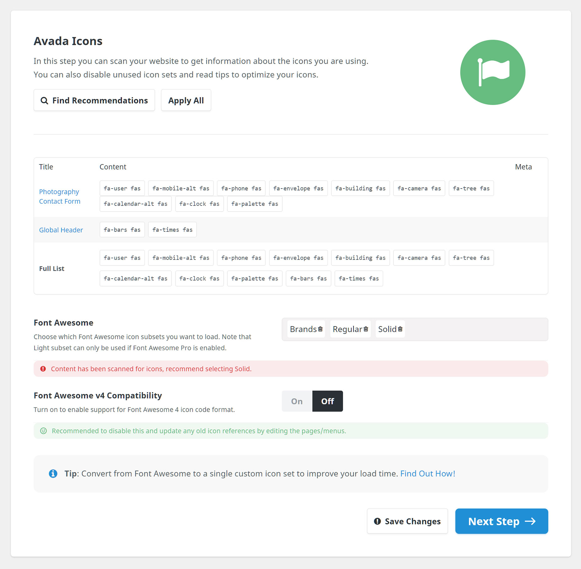 Performance Wizard - Step 3.1
