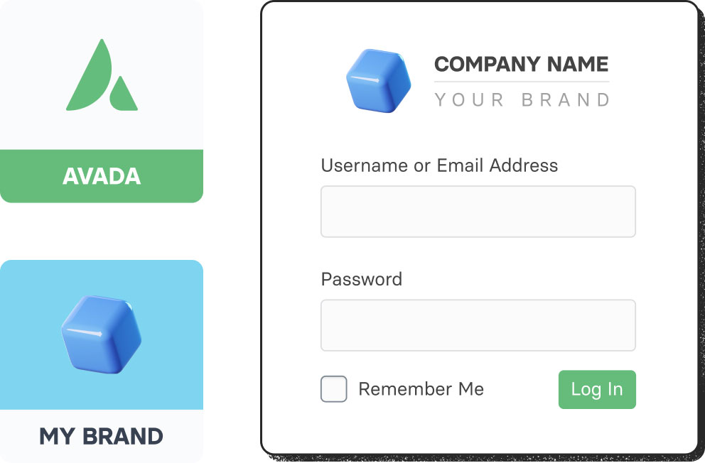 Avada Custom Branding Illustration