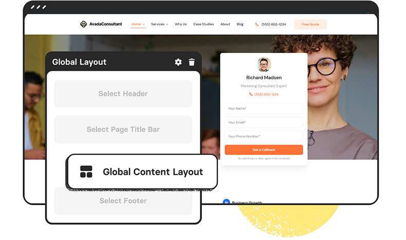 Avada Global Content Layout Options