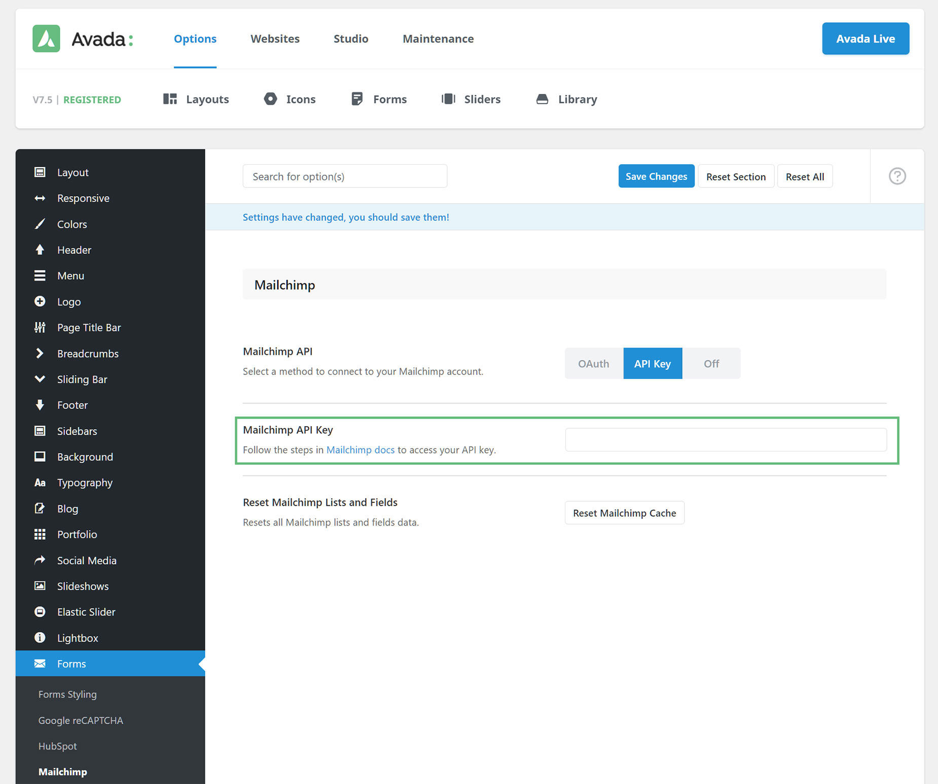 Connect To Mailchimp - API