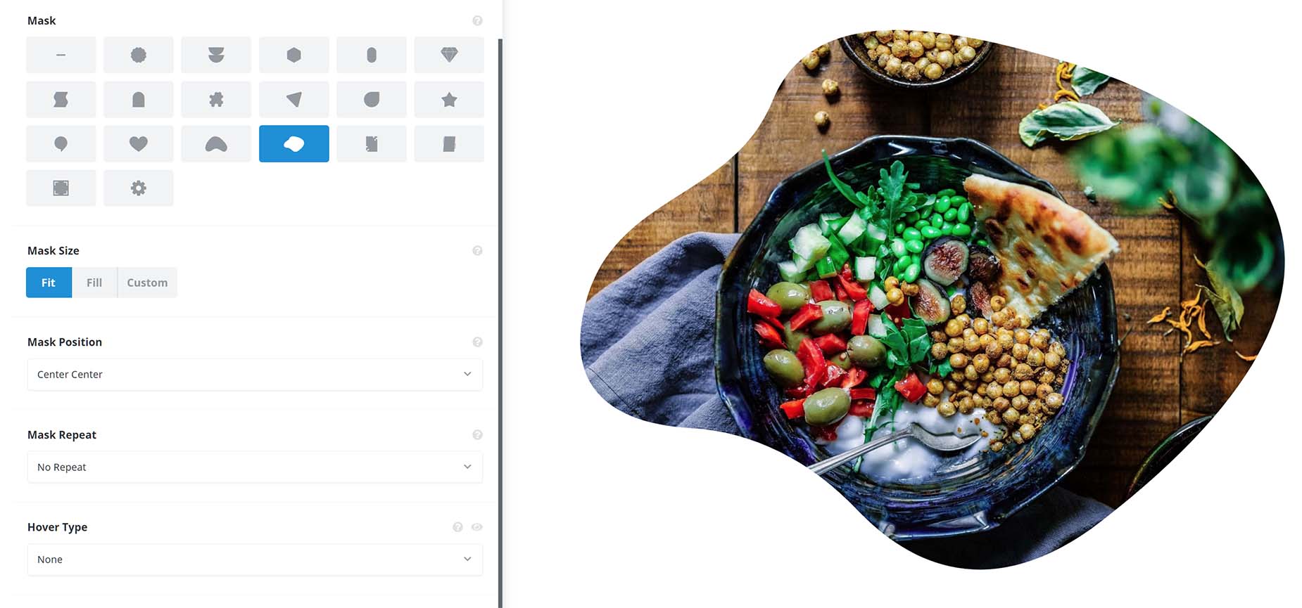 Image Mask Options