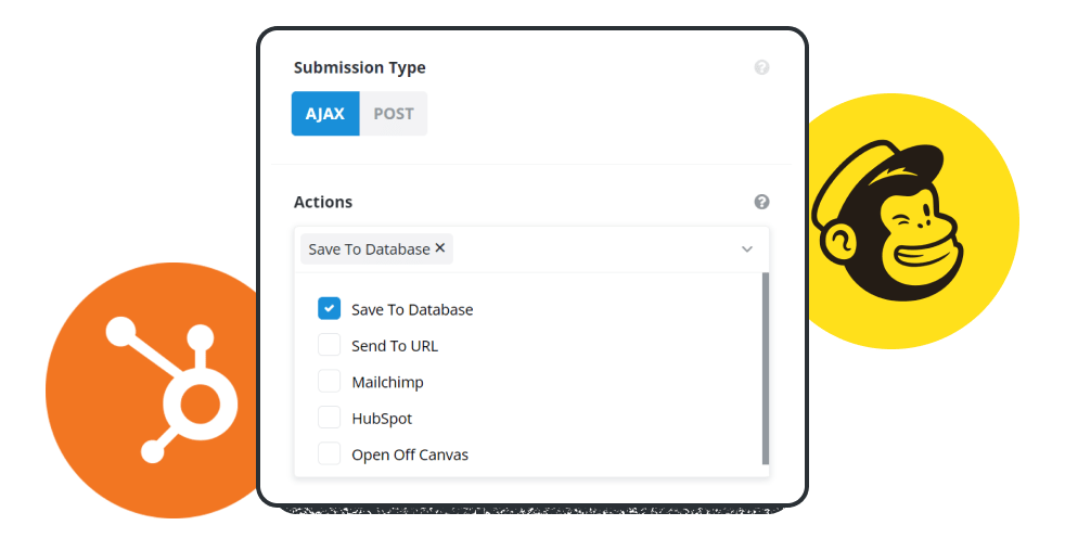 Avada Form Integrations and Submission Types
