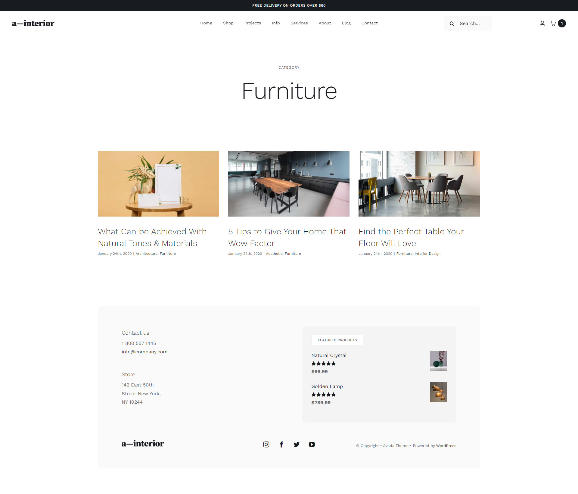 Avada Interior Design Archives Layout