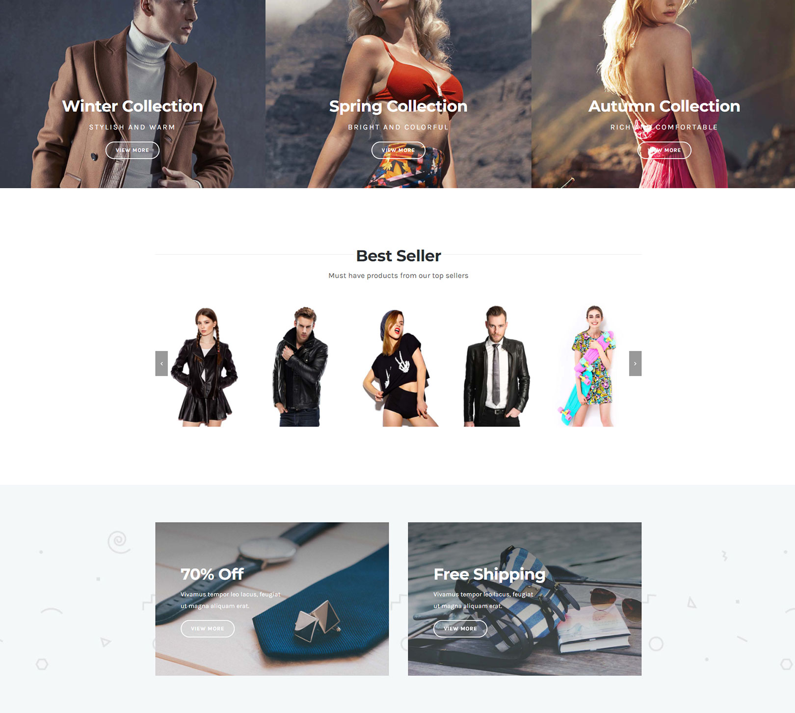 Avada Calssic Shop Woo Product Carousel