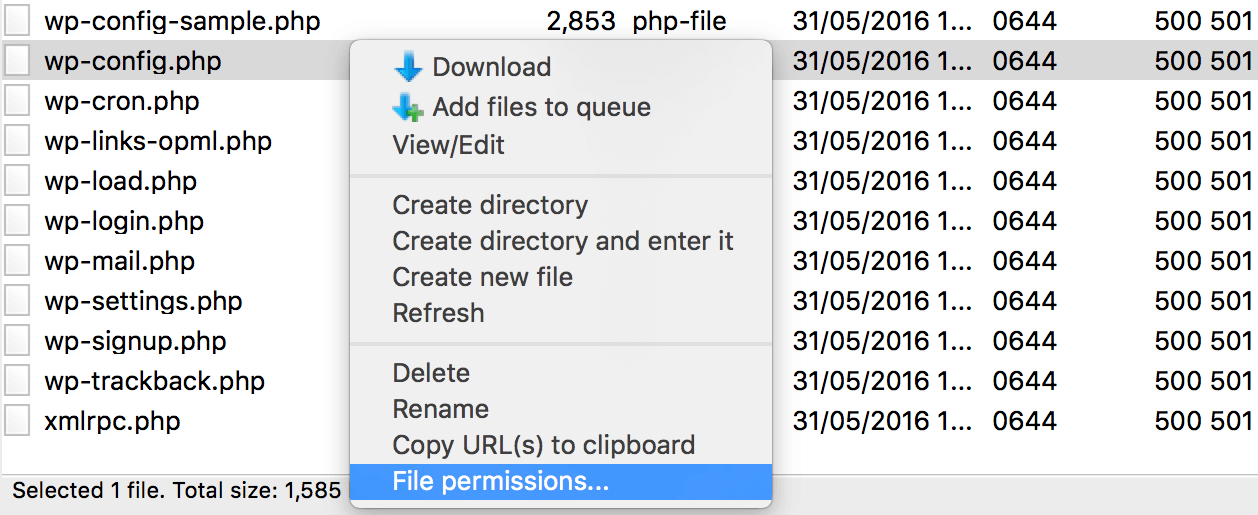 File Permissions