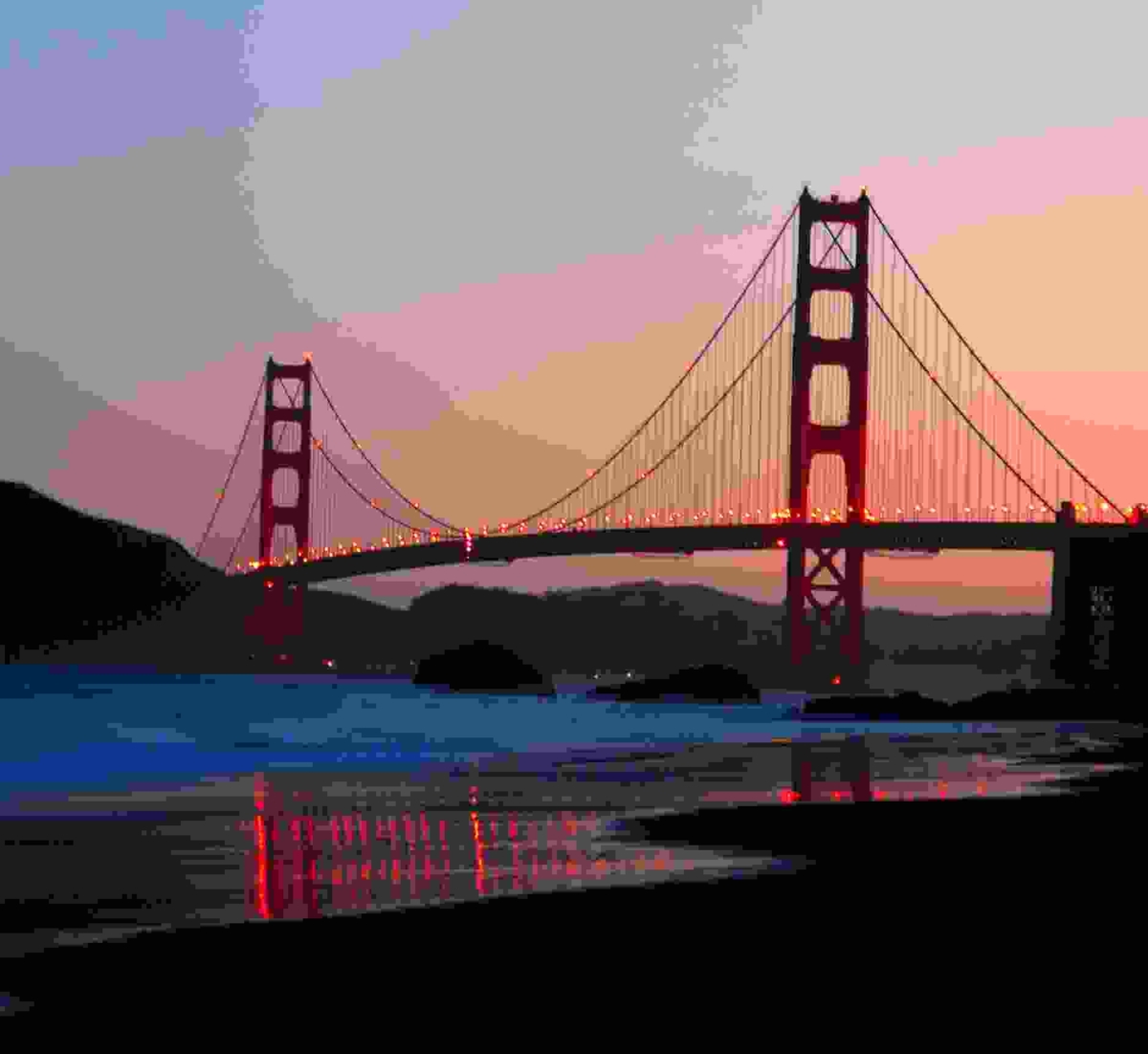 Barker Beach Twilight Compressed Baker Beach Twilight Compressed