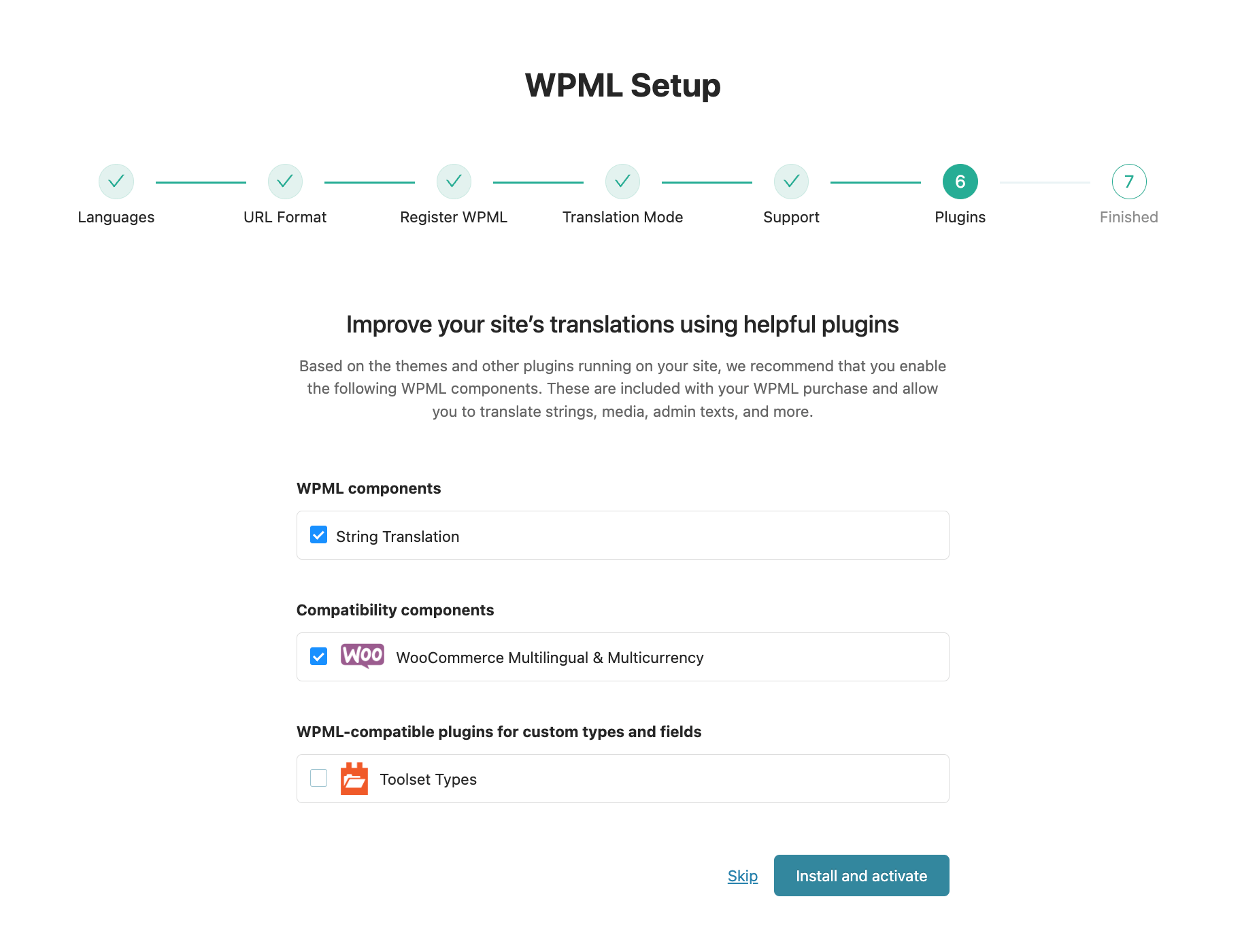 WPML Translation