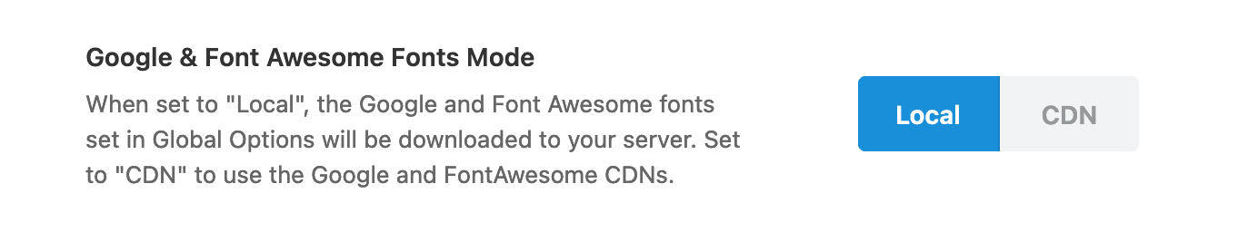 Fonts Mode Local