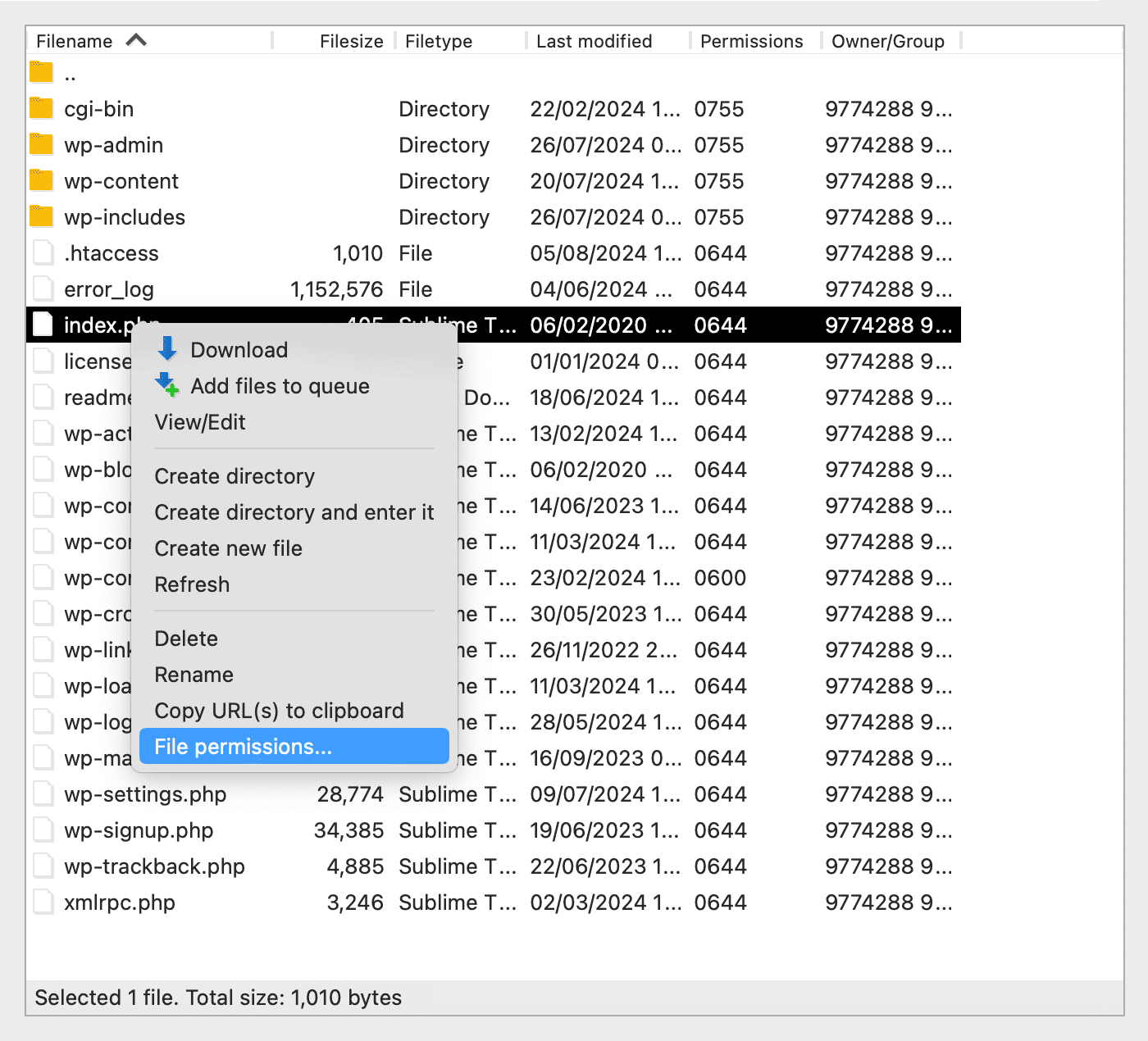 Server File Permissions Server File Permissions