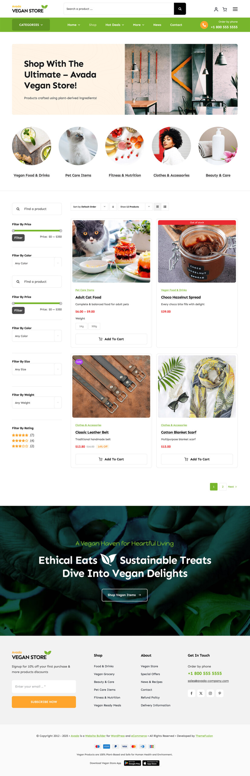 Avada Vegan Store