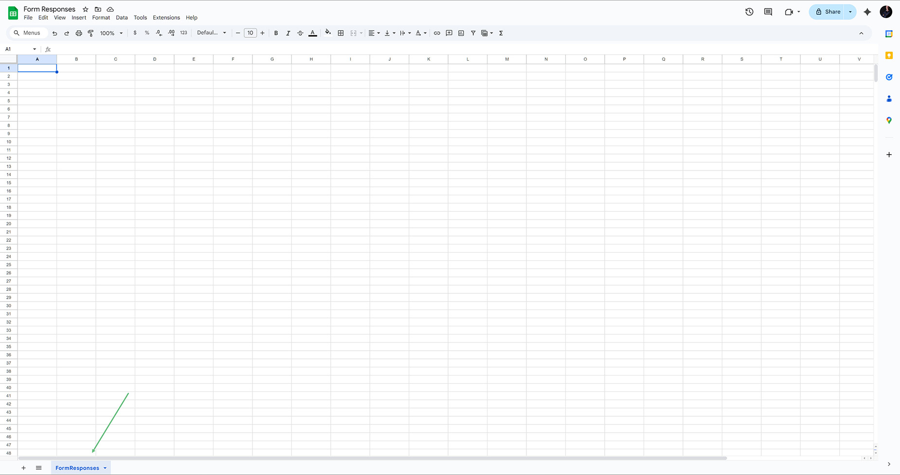 FormResponses Spreadsheet FormResponses Spreadsheet