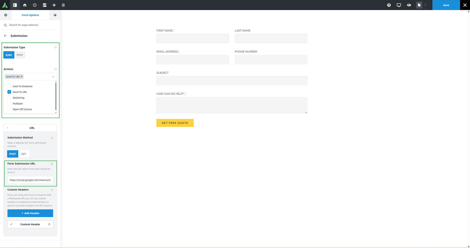 FormResponses Submission Form Responses Submission