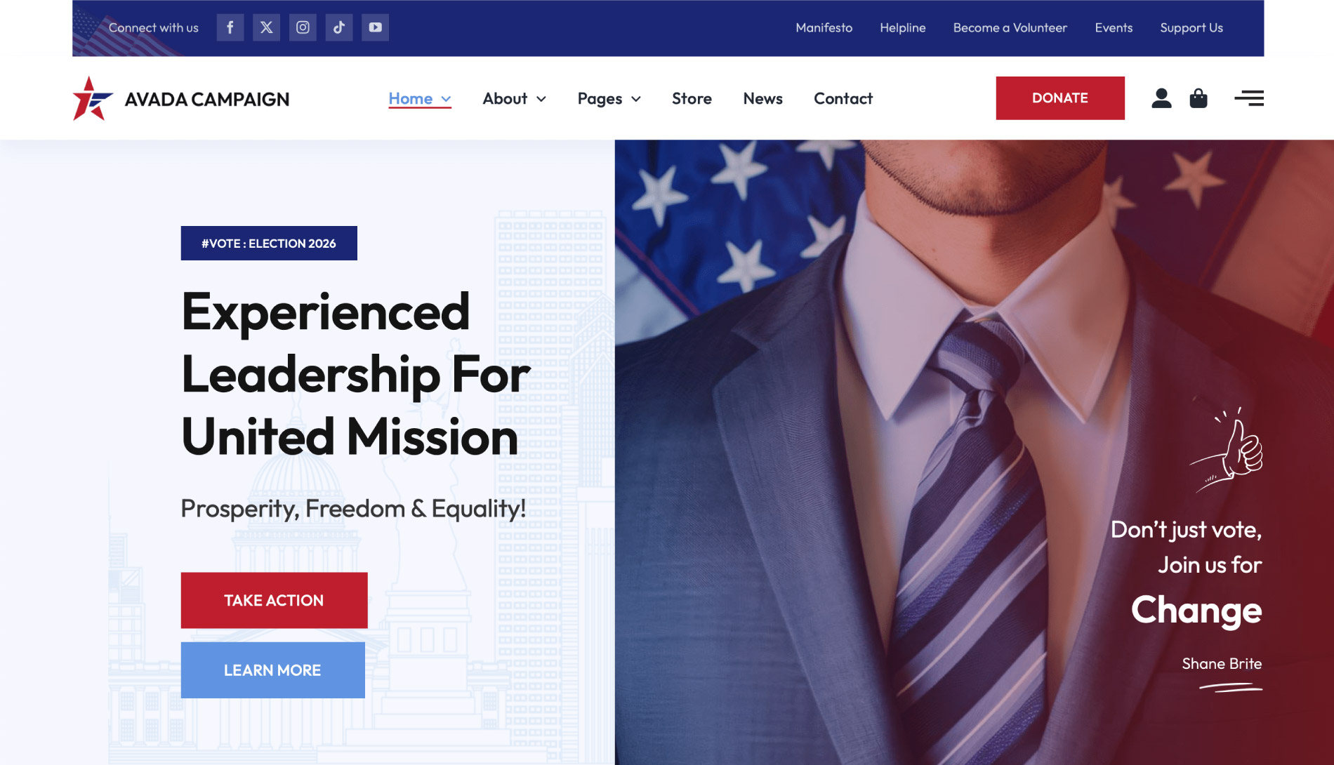 Avada Campaign Website Avada Campaign