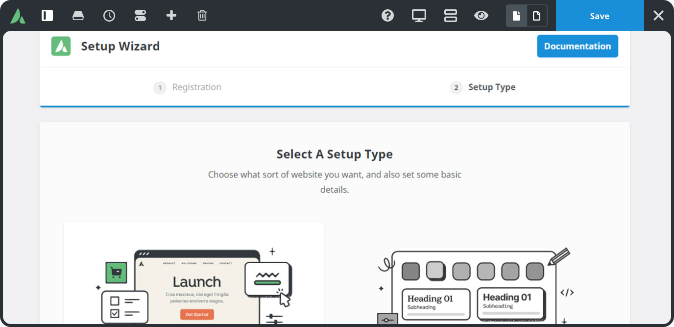 Avada Classic Setup Wizard